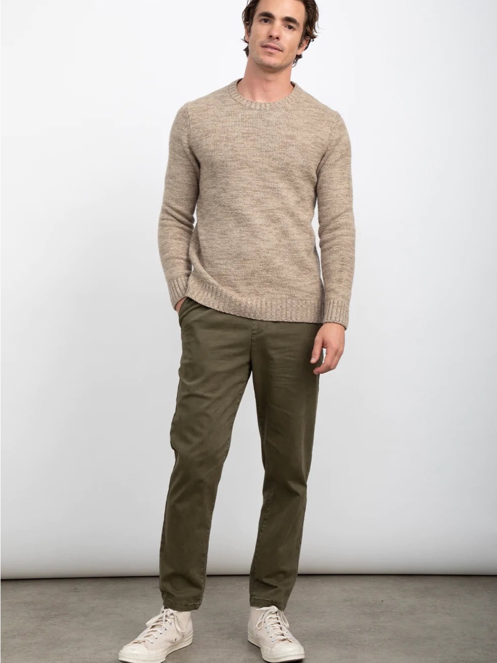 Rails Neutral Tan Knit Sweater